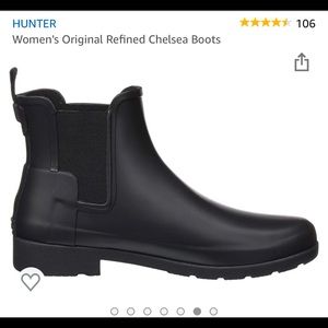 Hunter rain boots size 8